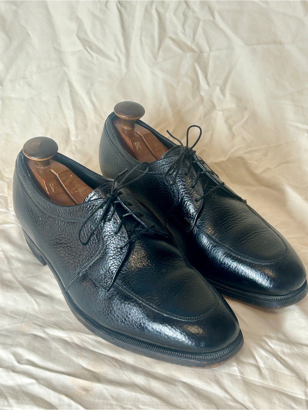 Florsheim Royal Imperial Comfort Cushion Black Leather Derby Dress Shoes 10.5D